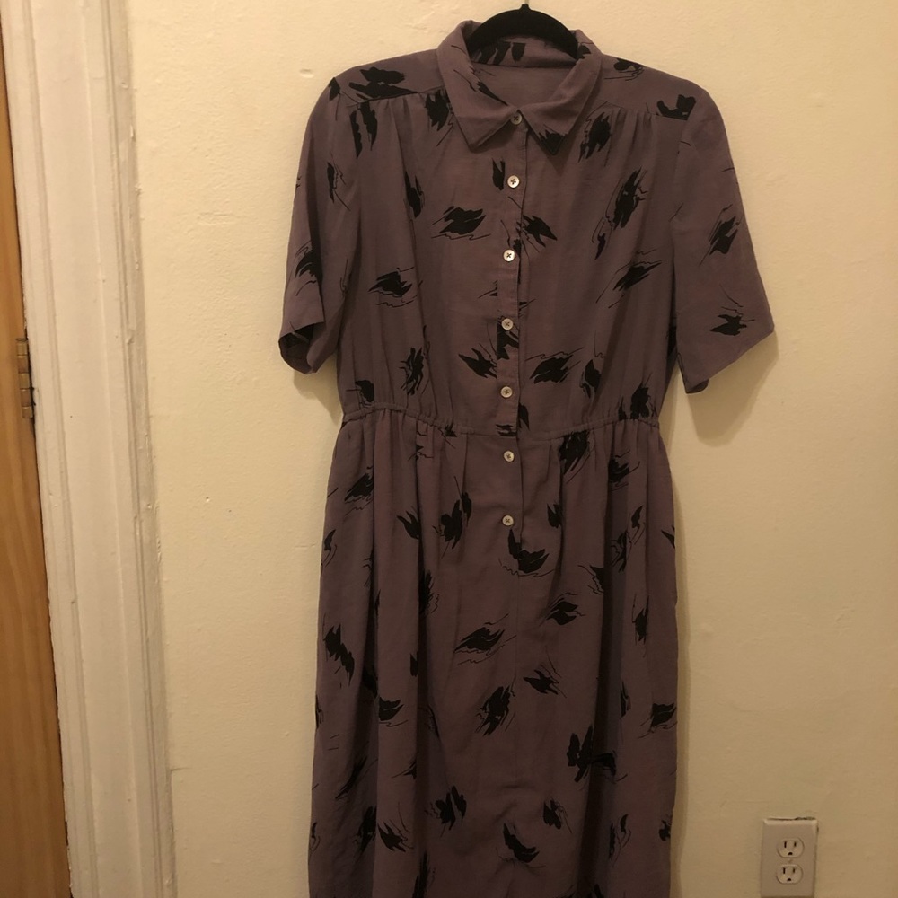 VINTAGE lightweight midi dress